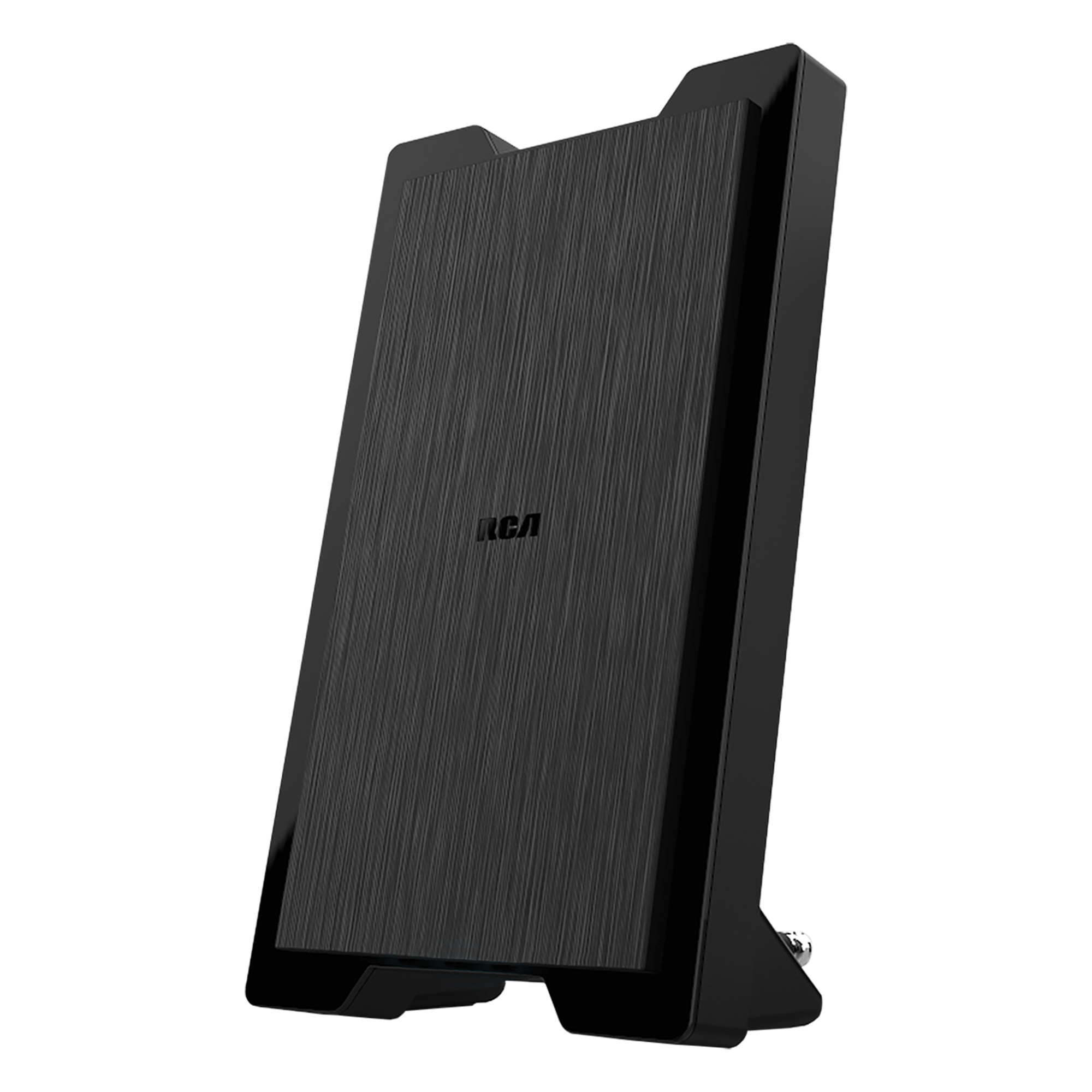 RCA Amplified Indoor HDTV Antenna — 45-Mile Range, NextGenTV Compatible, 6ft. Coax Cable, Model# ANT1268EV